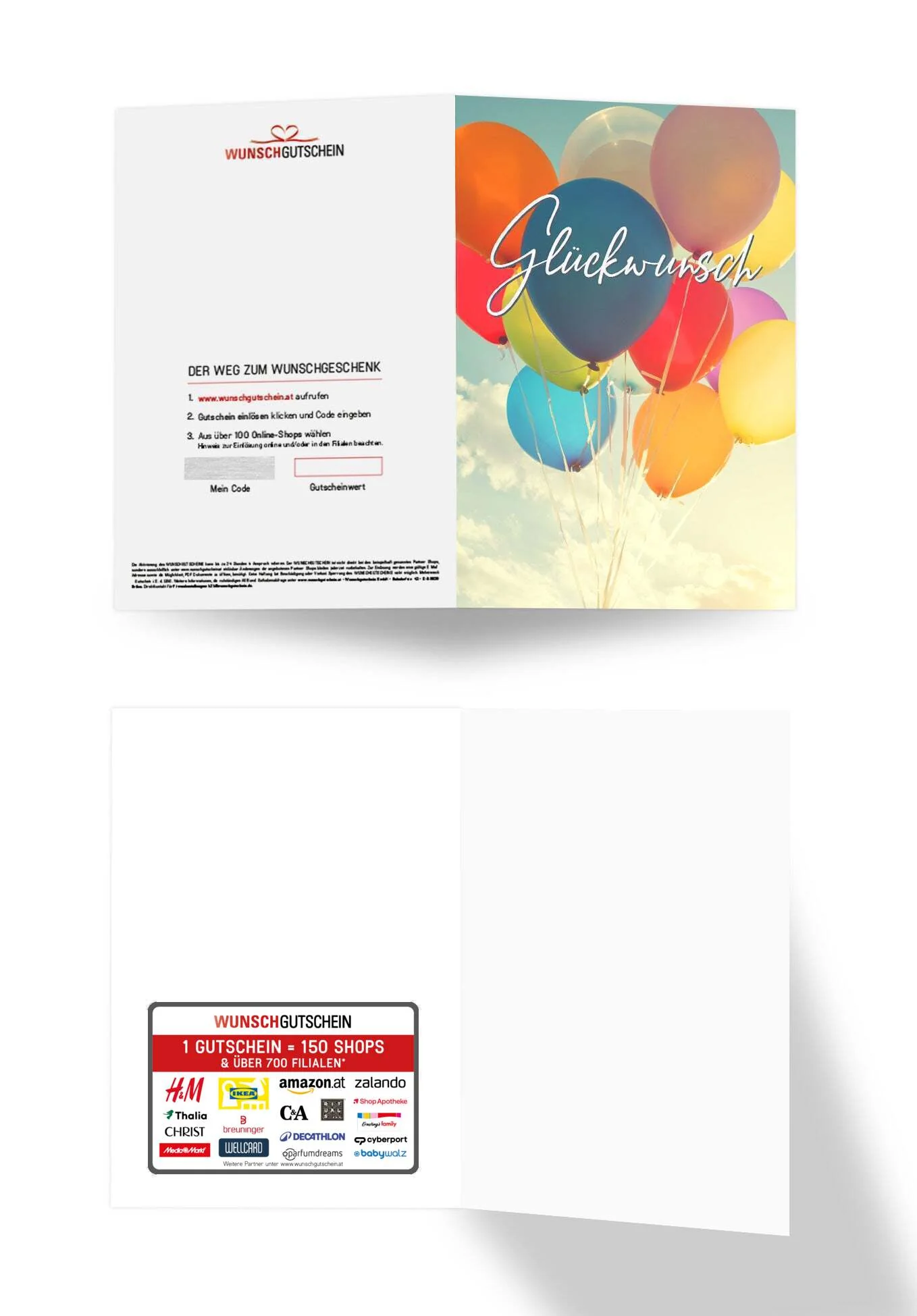 Glückwunsch - Bunte Ballons - Image 3